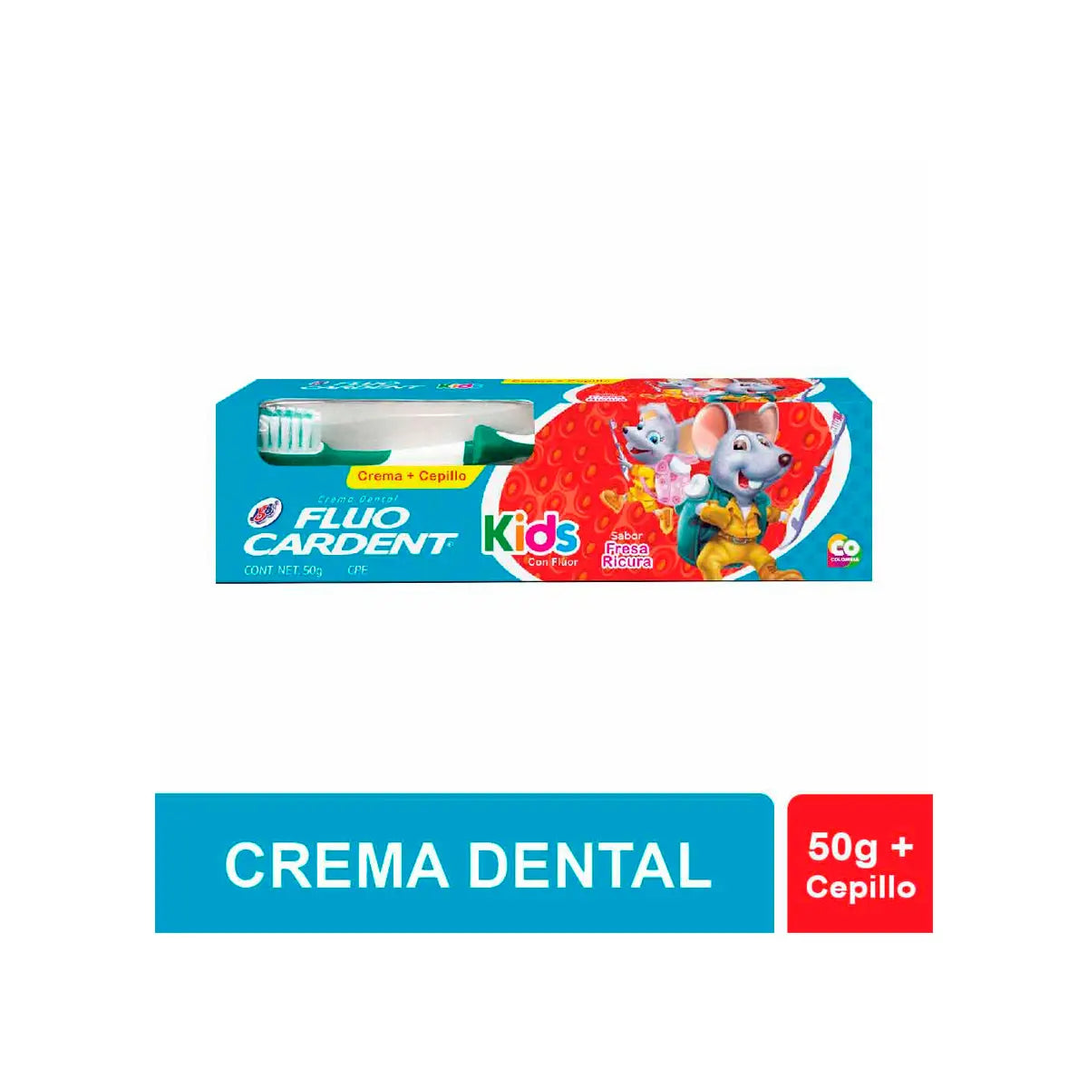 Crema Fluocarden Kids Mas Cepillo