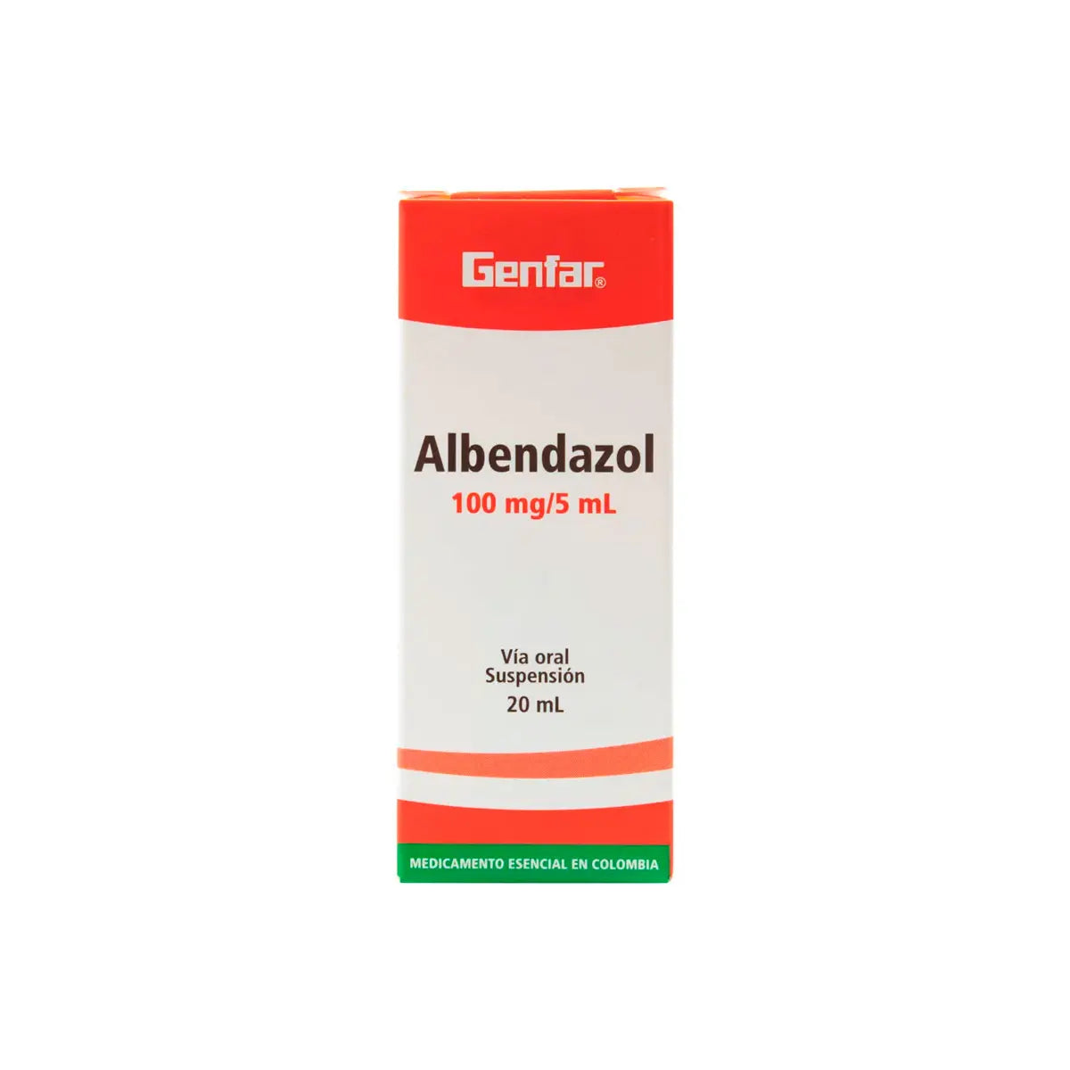 Albendazol Suspensión 20 ml gF
