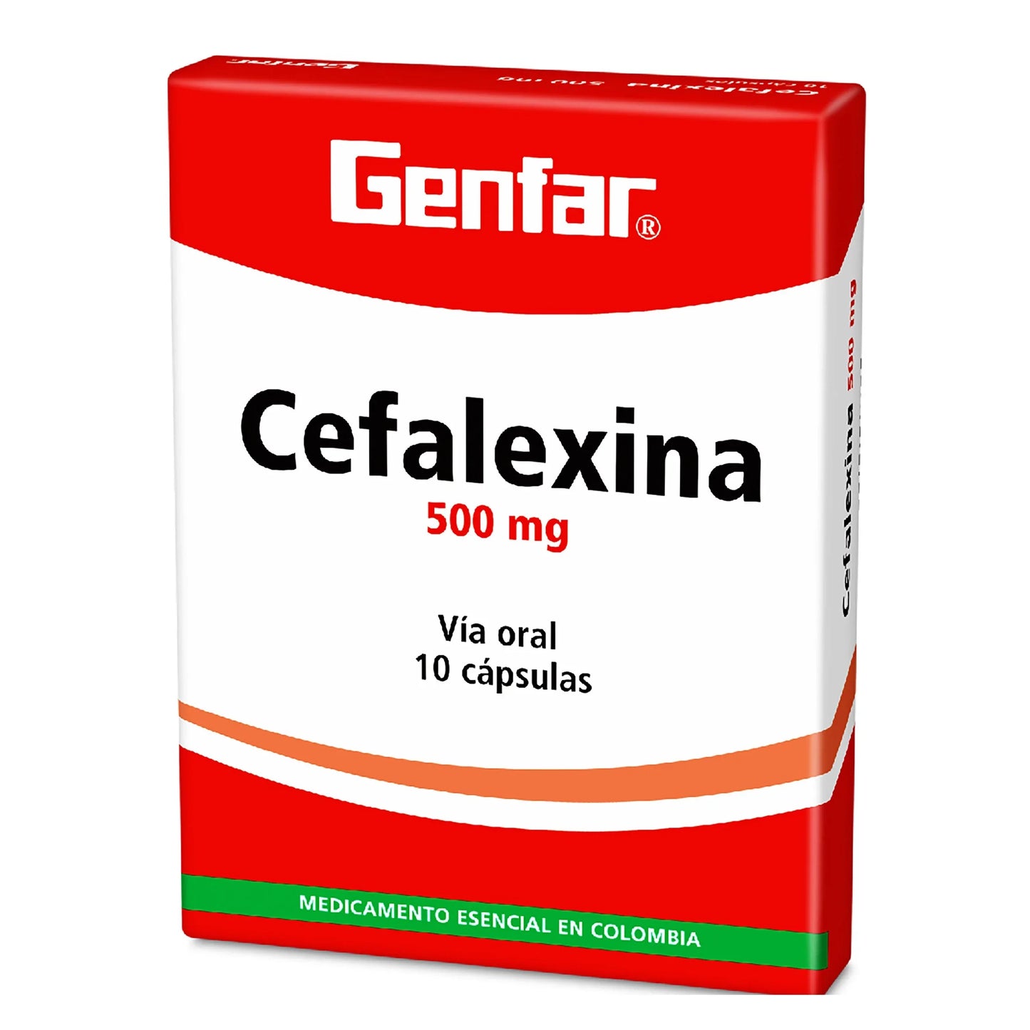 Cefalexina 500 mg 10 Tabletas gF