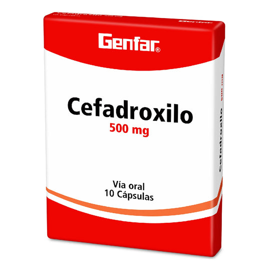 Cefadroxilo 500 mg 10 Cápsulas gF