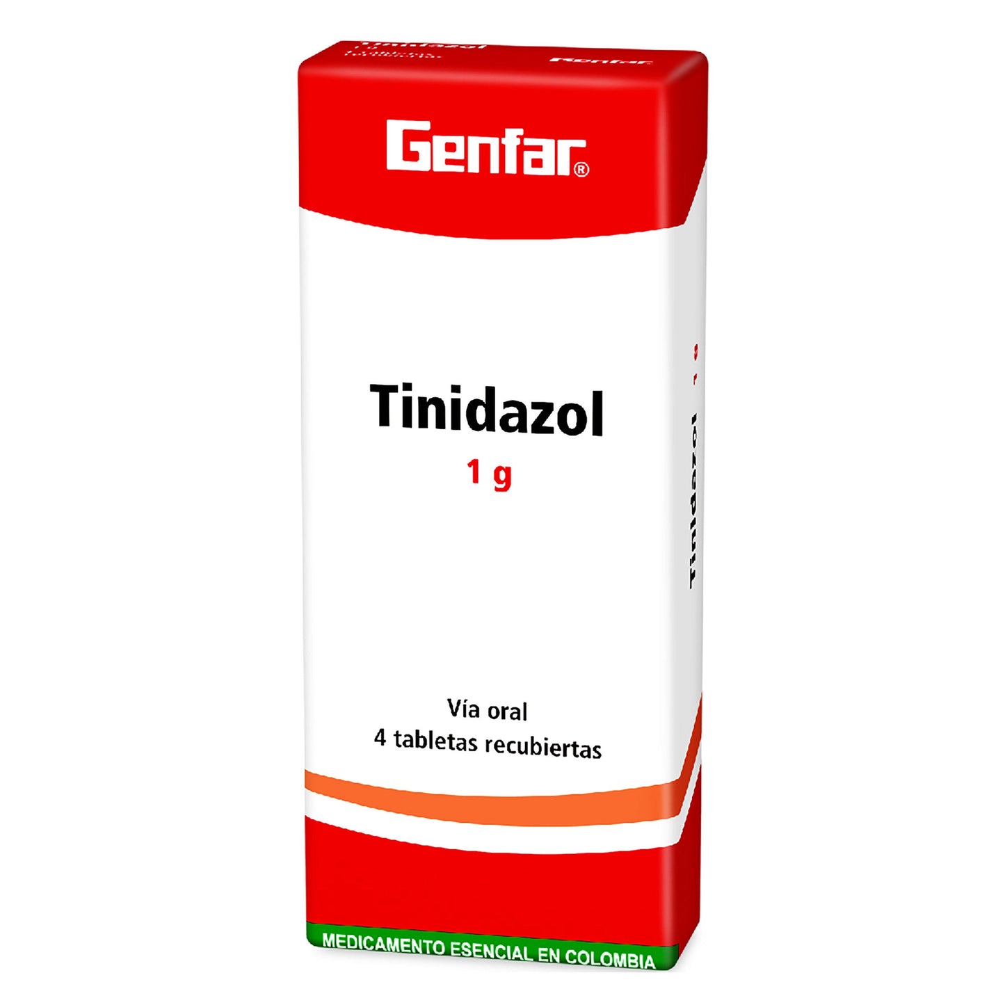 Tinidazol 1 gr 4 Tabletas gF