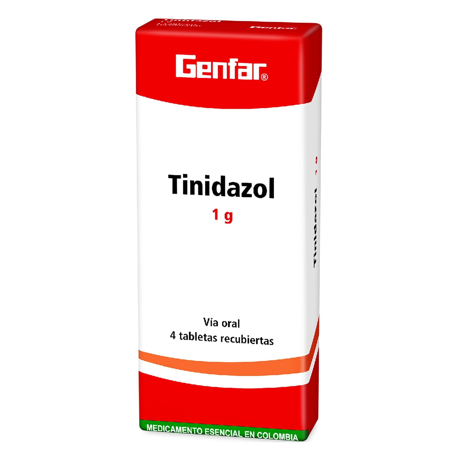 Tinidazol 1 gr 4 Tabletas gF