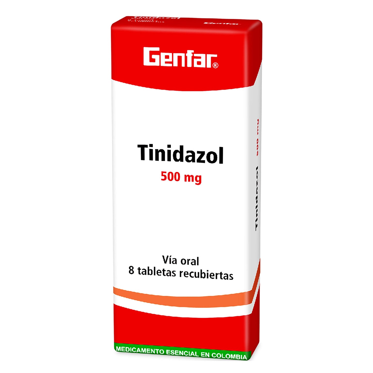 Tinidazol 500 mg 8 Tabletas gF
