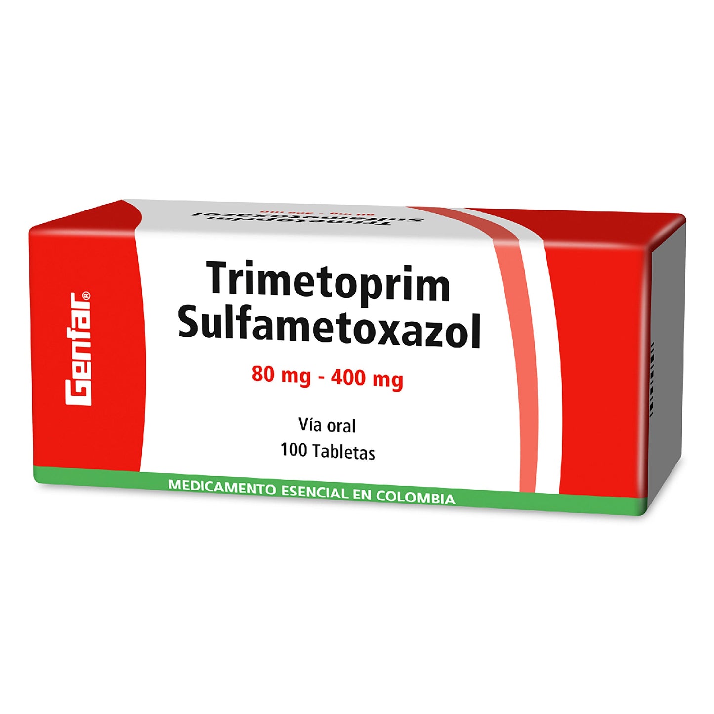 Trimetoprim Sulfametoxazol 80-400 100 Tabletas gF