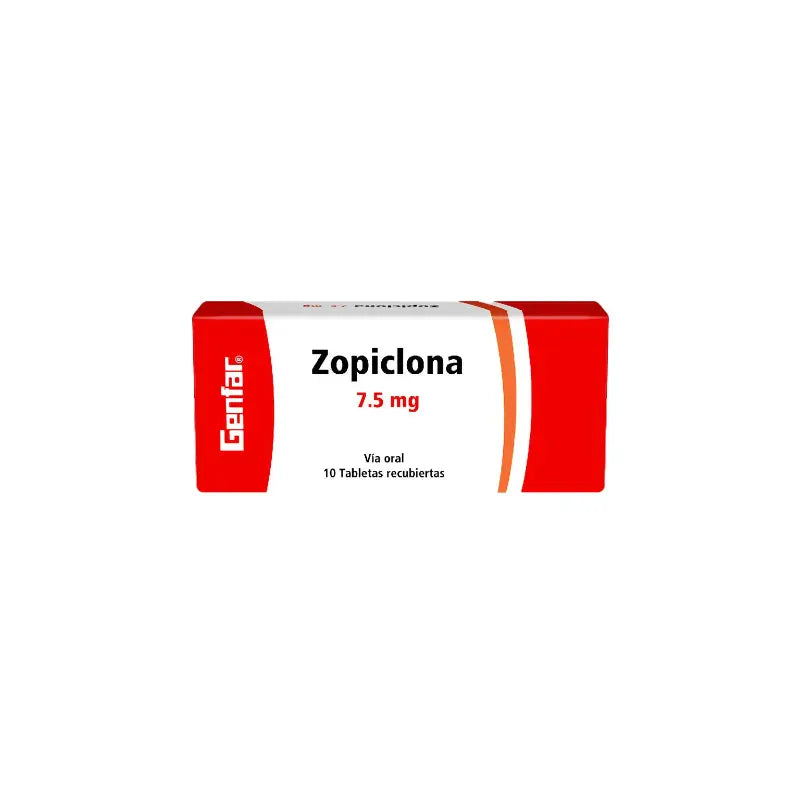Zopiclona 7.5 mg 10 Tabletas gF