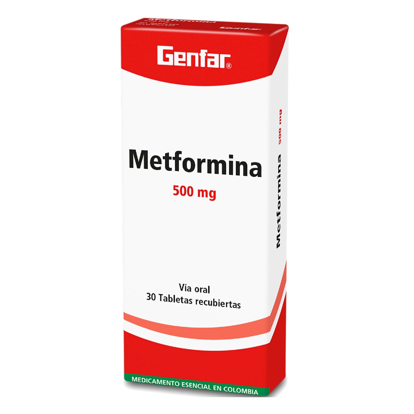 Metformina 500 mg 30 Tabletas gF