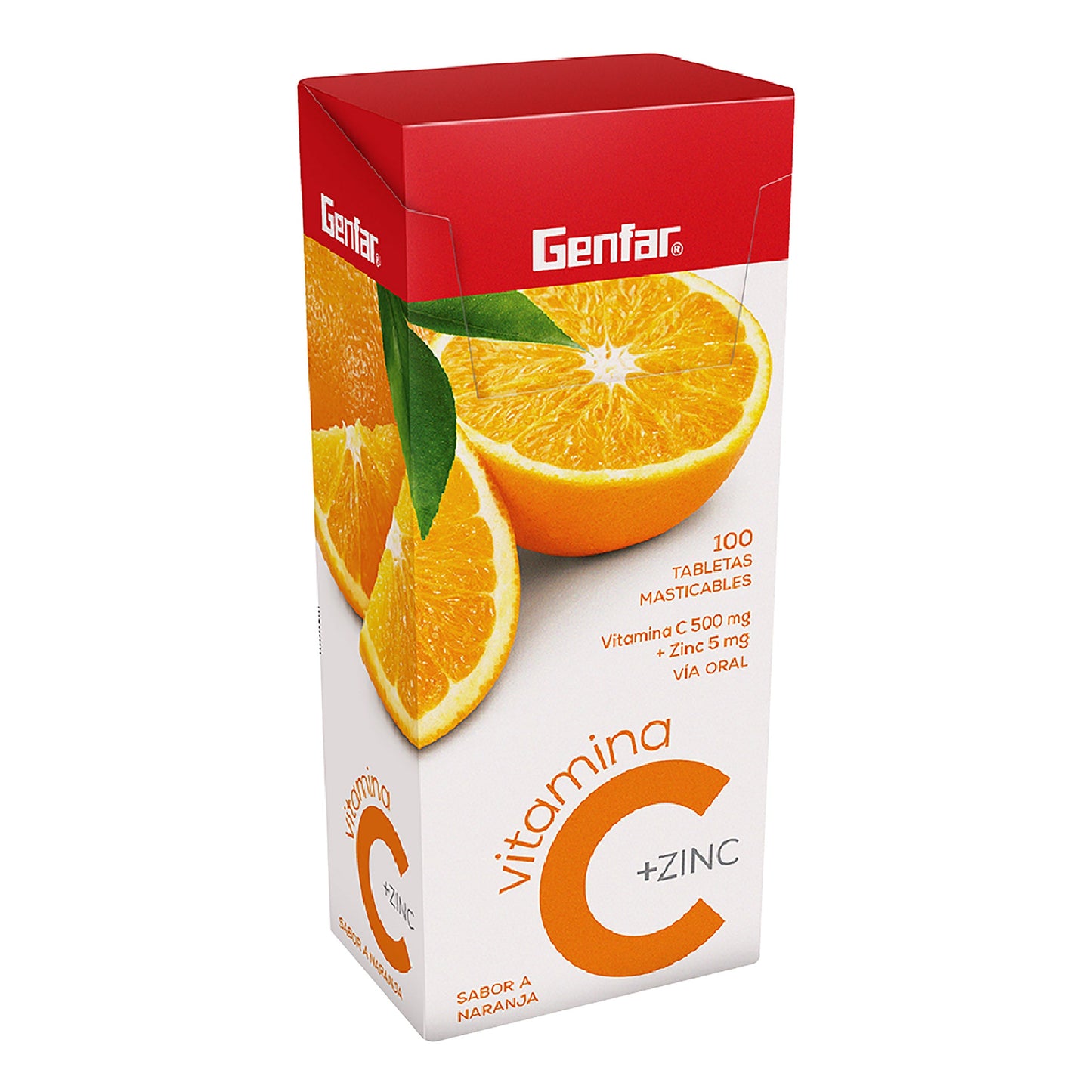 Vitamina C 500+zinc Naranja 100 Tbs gF
