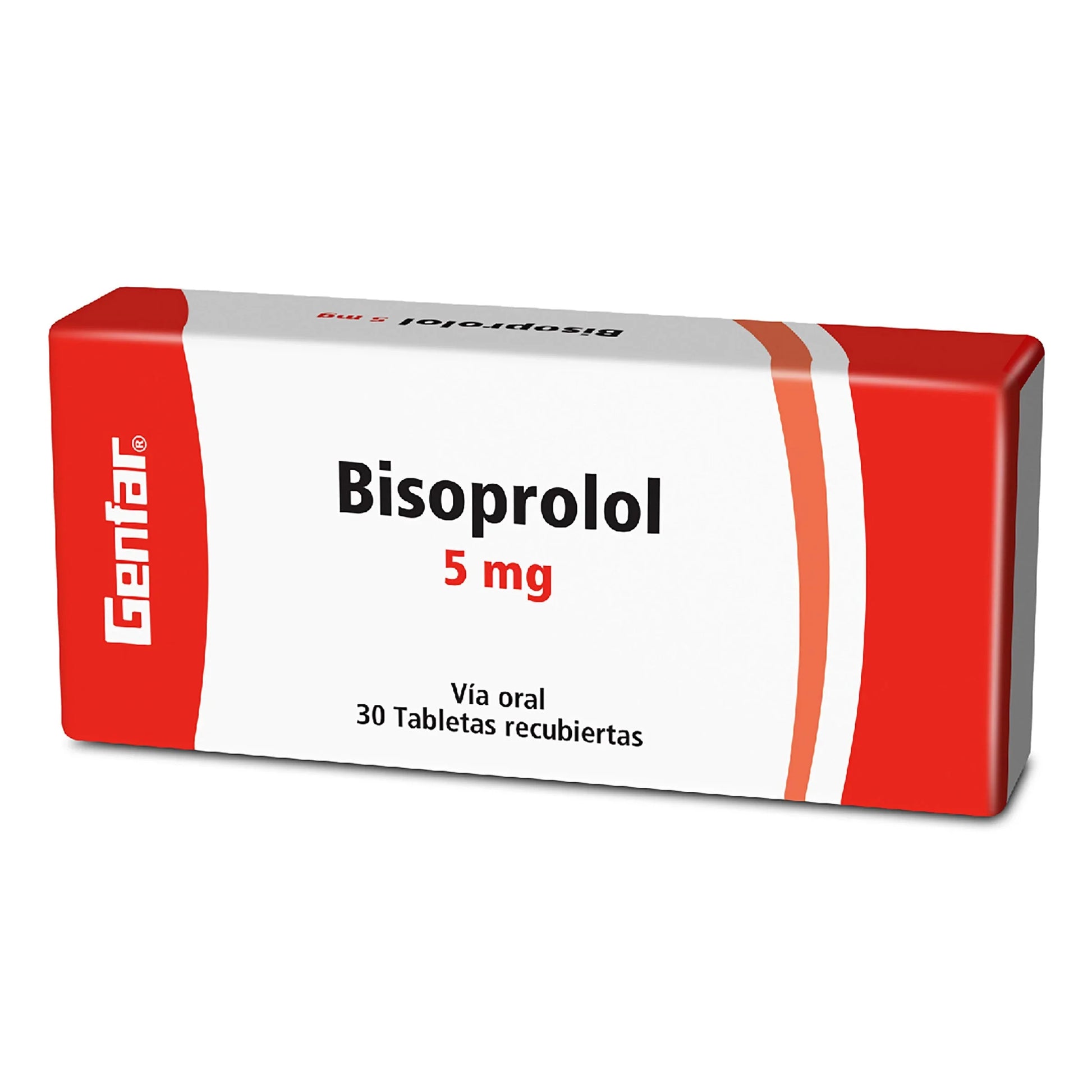 Bisoprolol 5 mg 30 Tabletas gF