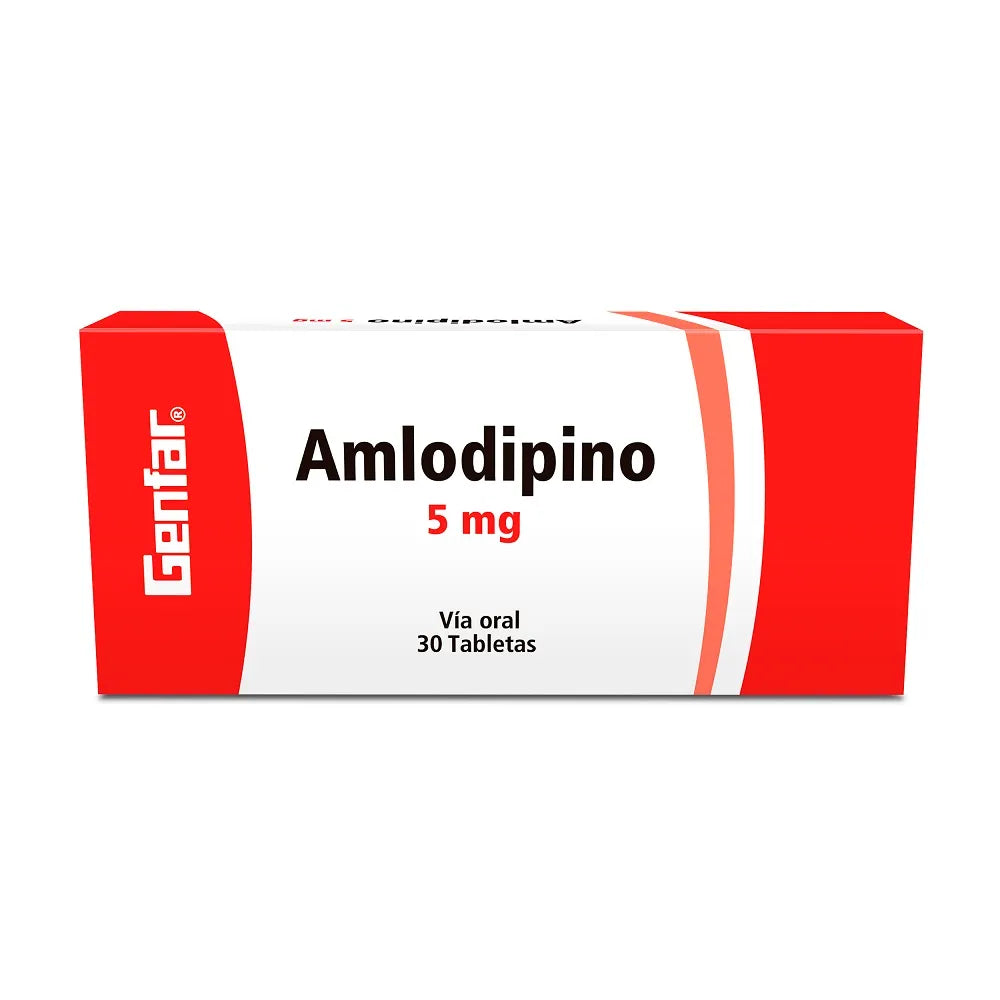 Amlodipino 5 mg 30 Tbs gF