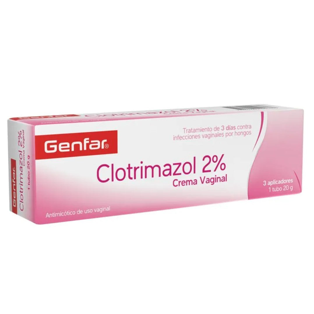 Clotrimazol 2% Crema Vaginal 20 gr gF