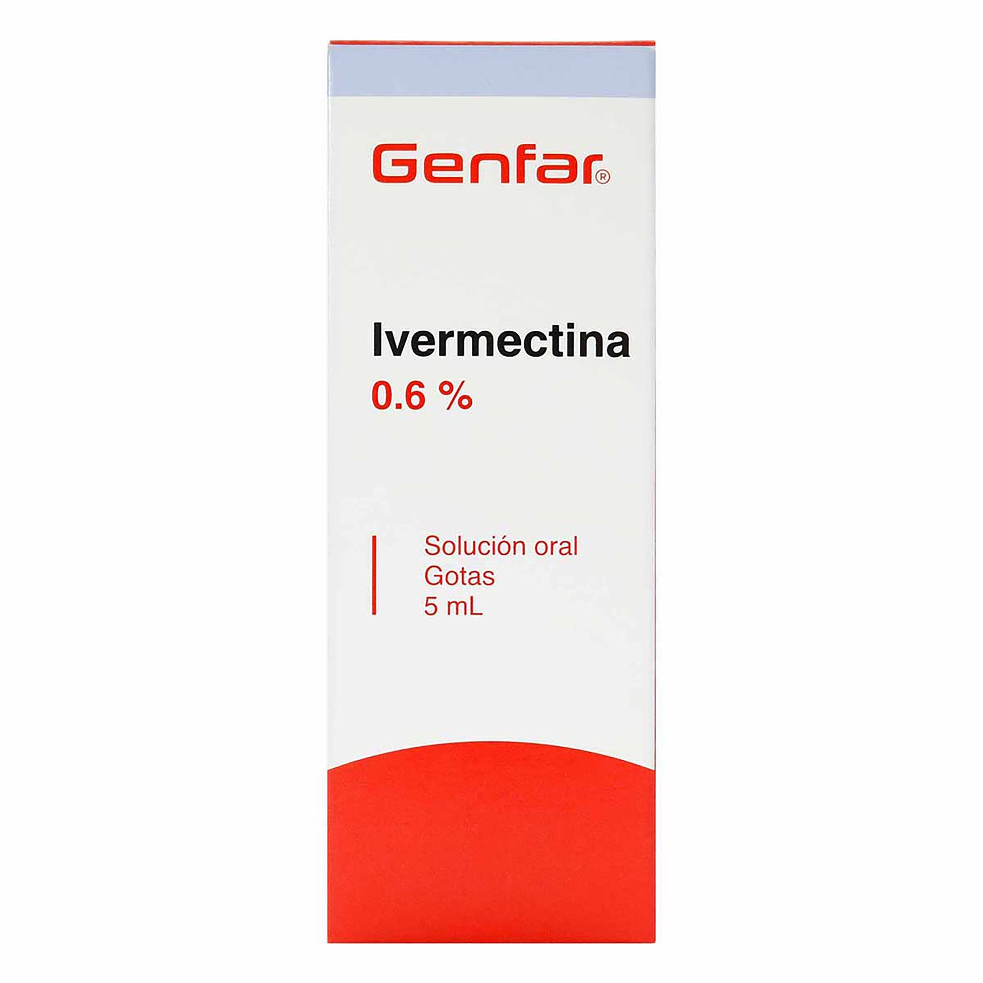 IVERMECTINA 0.6% Solución Oral 5 ml gF