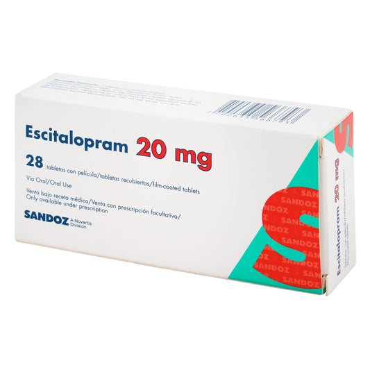 Escitalopran 20 mg 28 Tbs Sz