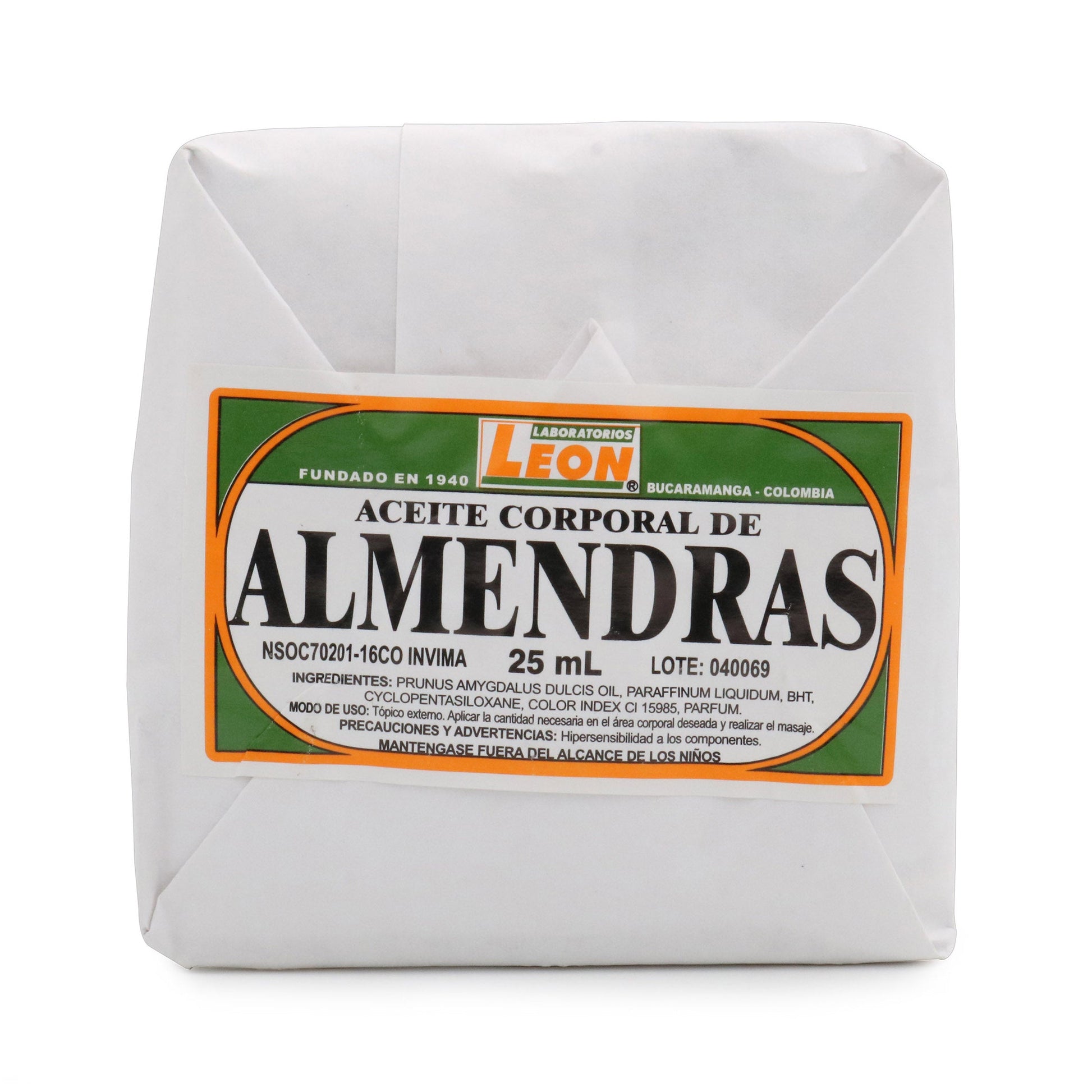 Aceite Almendras 1 Onza 12 Unidad Leon