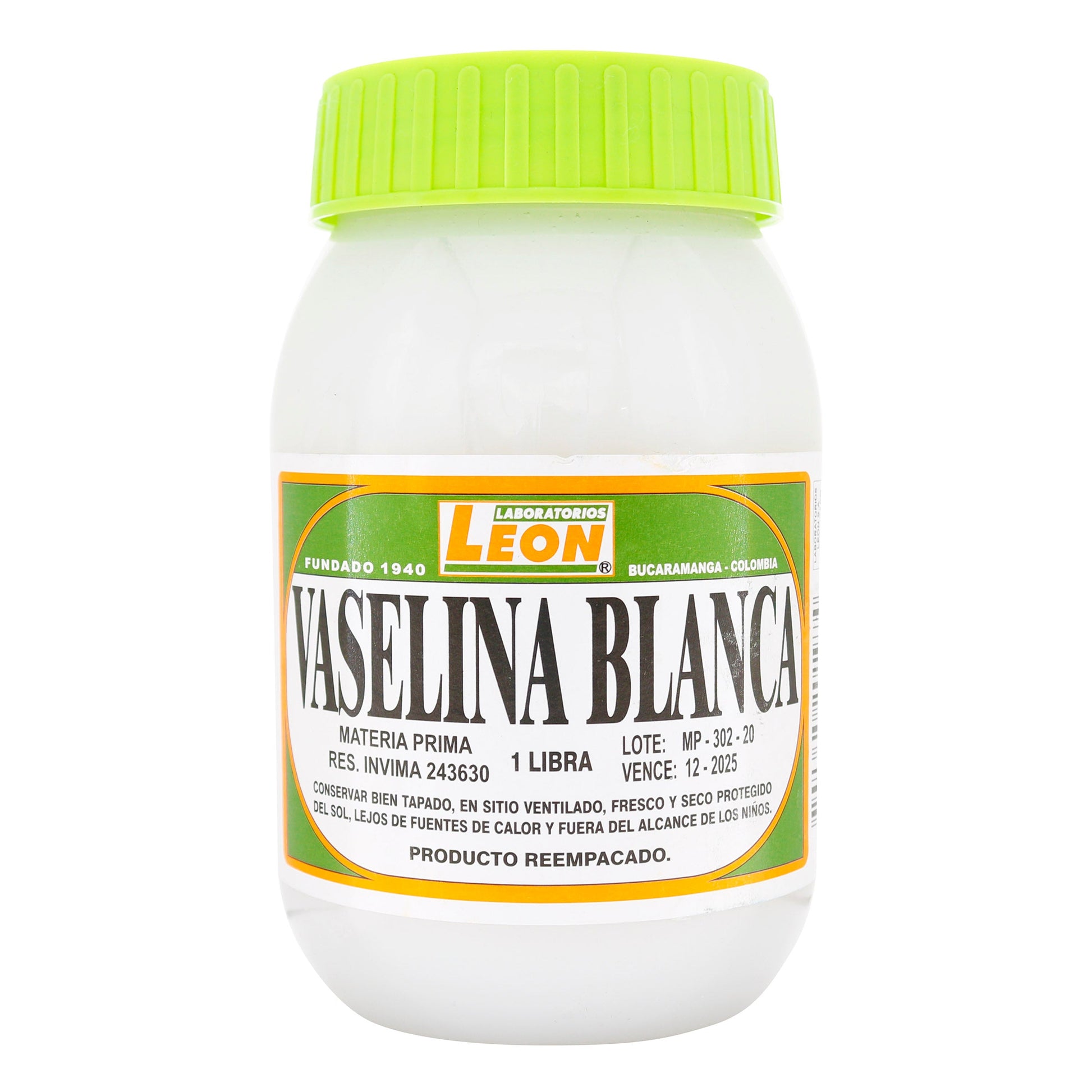 Vaselina Blanca 500 gr Leon