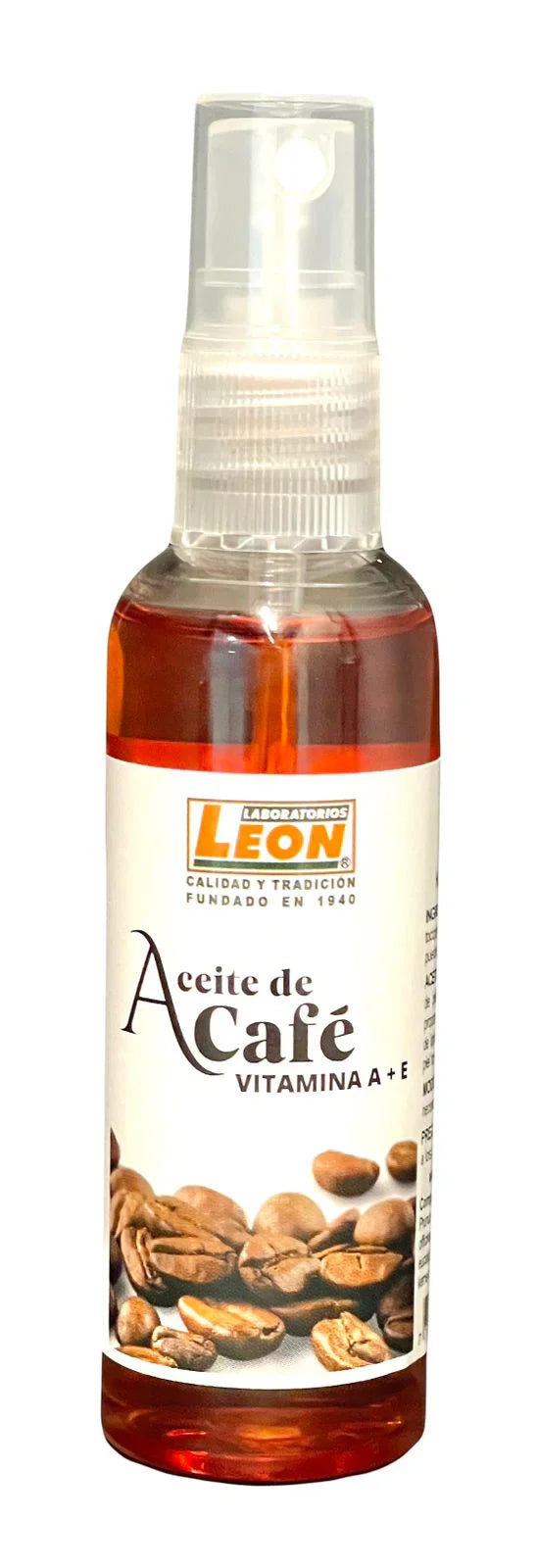 Aceite Cafeína Spray 60 ml Leon