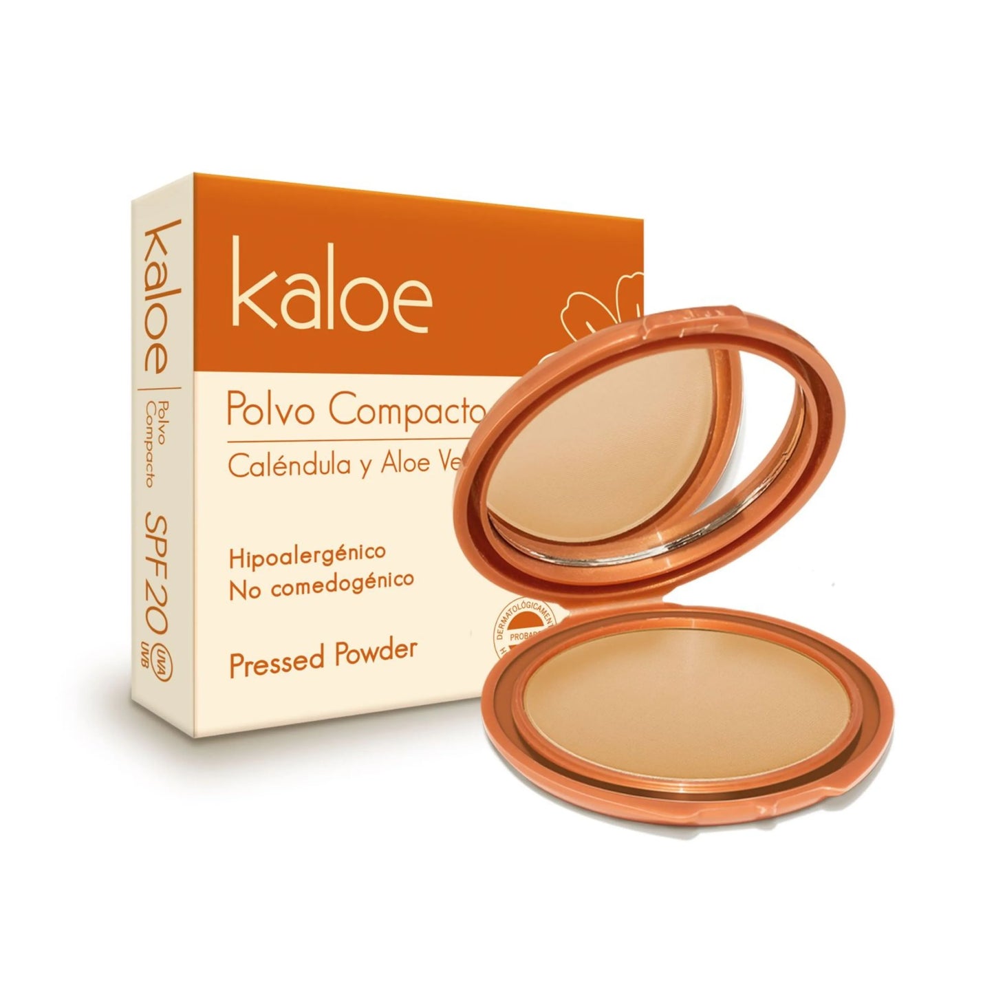 Polvo Compacto Kaloe #3 Con Filtro Solar