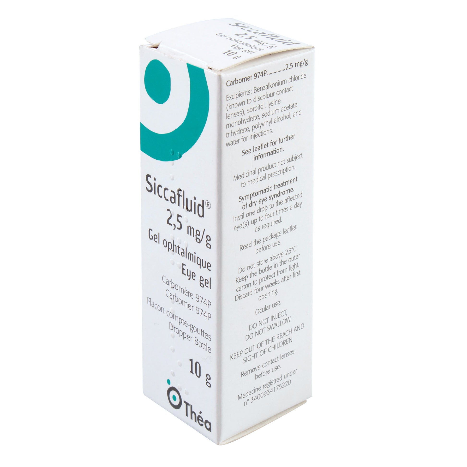 Siccafluid 0.25% Gel OftálmicoICO (m)