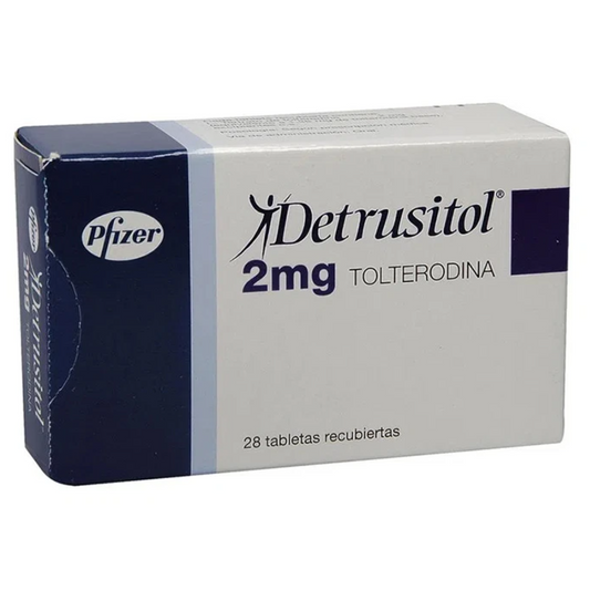Detrusitol 2 mg 28 Tabletas (m) (a)