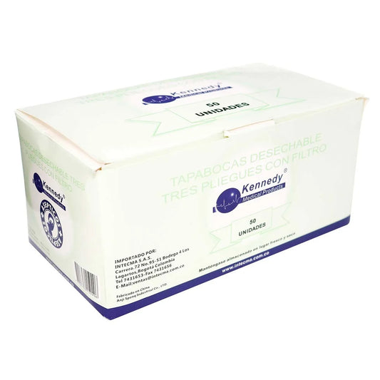 Tapabocas Blanco X 50 Un Ei Intecma