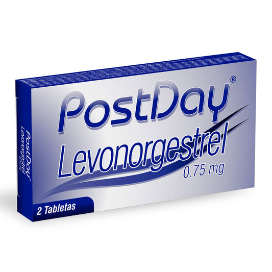 Postday 0.75 mg 2 Tabletas