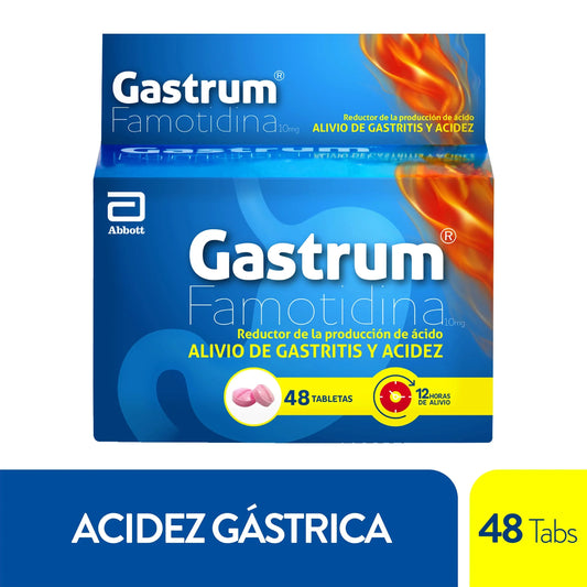 gASTRUM 10 mg 48 Tabletas