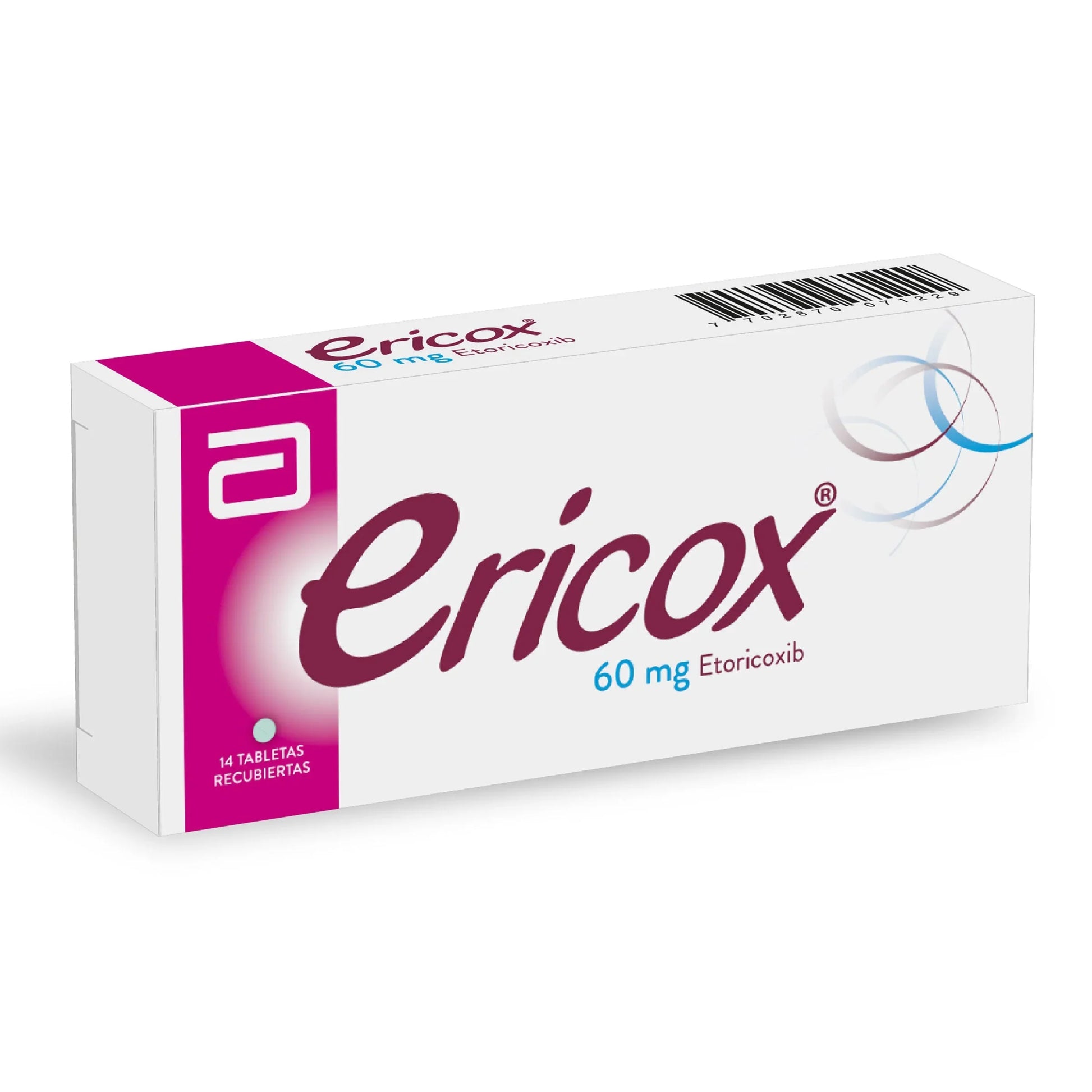 Ericox 60 mg 14 Tabletas(3%+)(PAE)