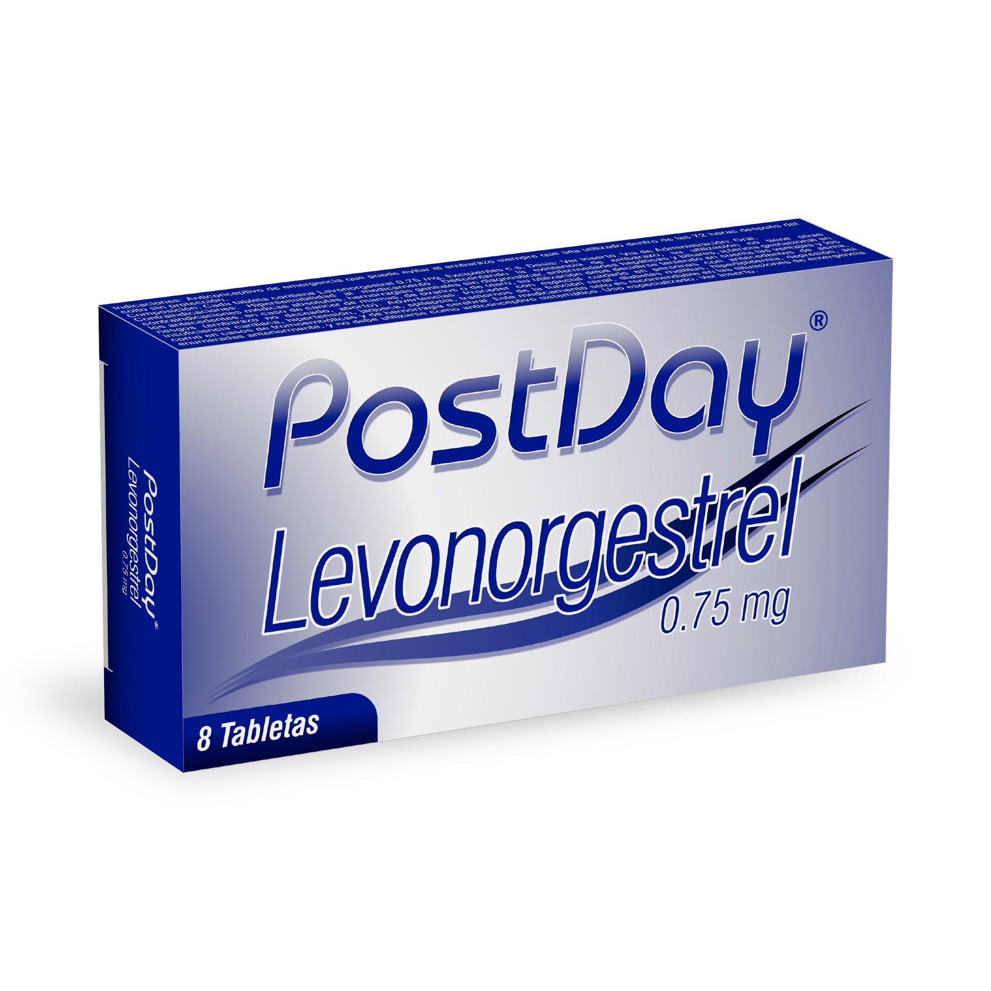 Postday 0.75 mg 8 Tabletas