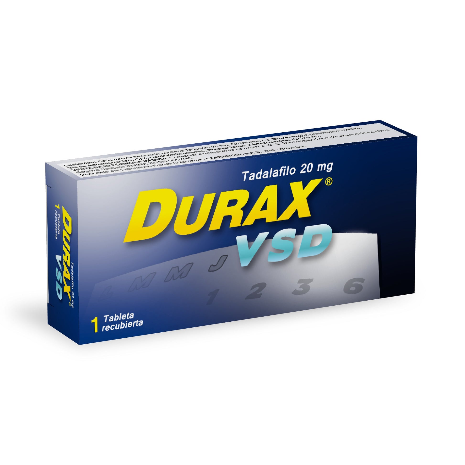 Durax Vsd 20 mg 1 Tbs