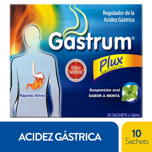 gASTRUM Plus Menta 10 Sachets 10 ml