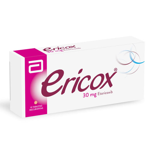 Ericox 30 mg 10 Tabletas