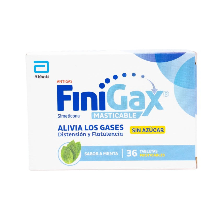 Finigax Masticable Menta 36 Tabletas
