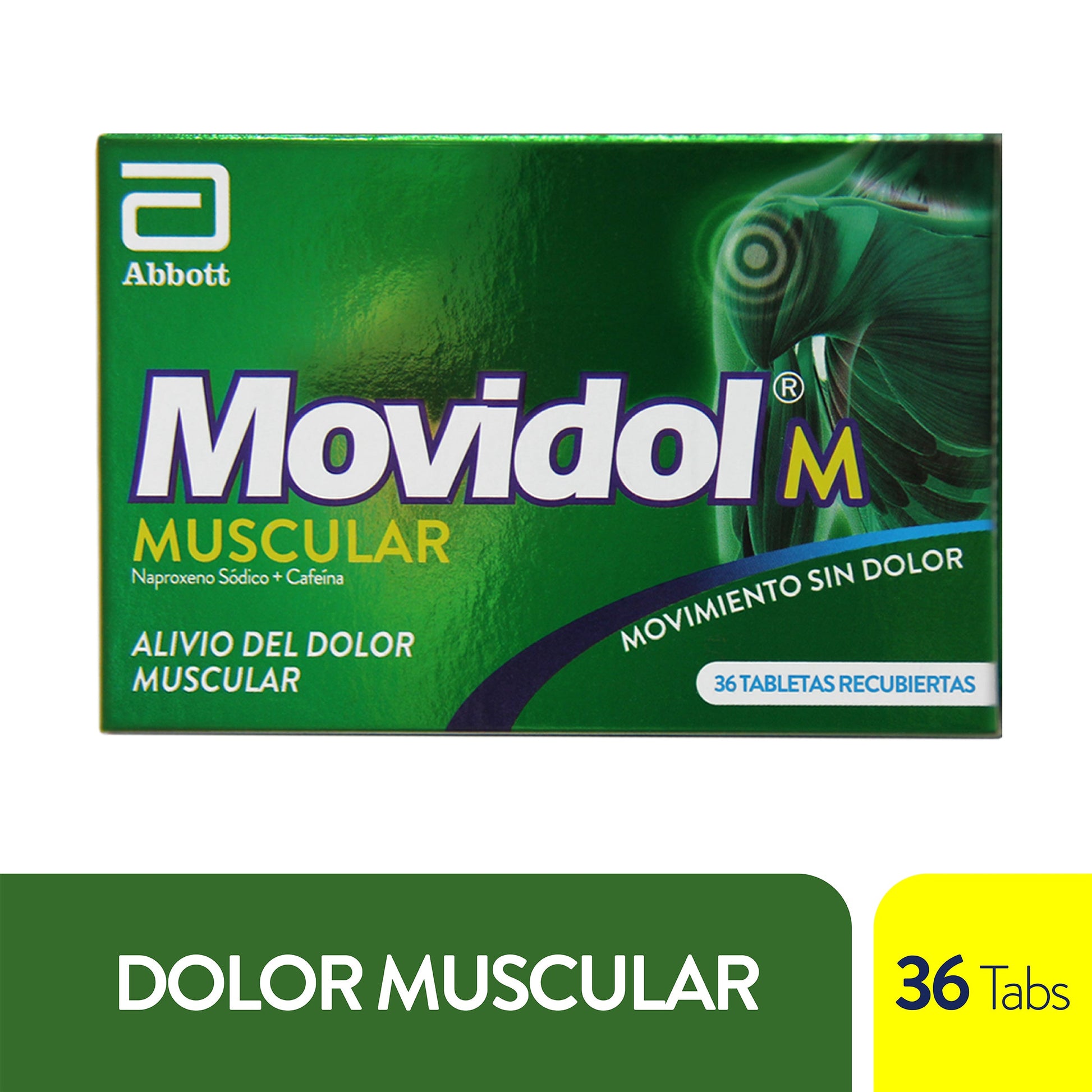 Movidol M Muscular 220 mg 36 Tabletas
