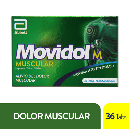 Movidol M Muscular 220 mg 36 Tabletas