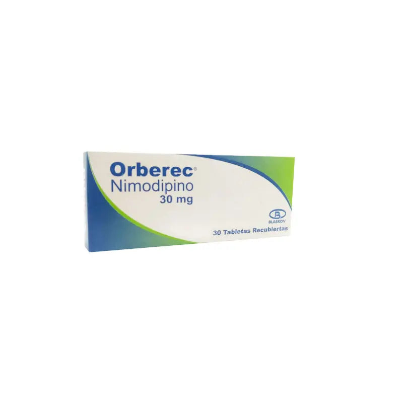 Orberec 30 mg 30 Tabletas Nimodipino