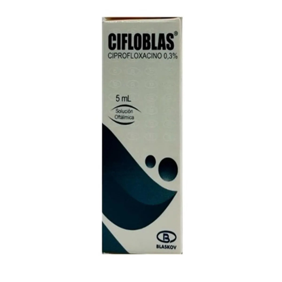 Cifloblas Ciprofloxacino 0.3% Solución Oftálmica 5 Mililitros