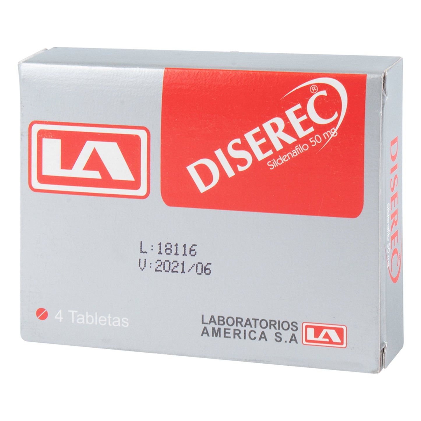 Diserec 50 mg X 4 Tabletas