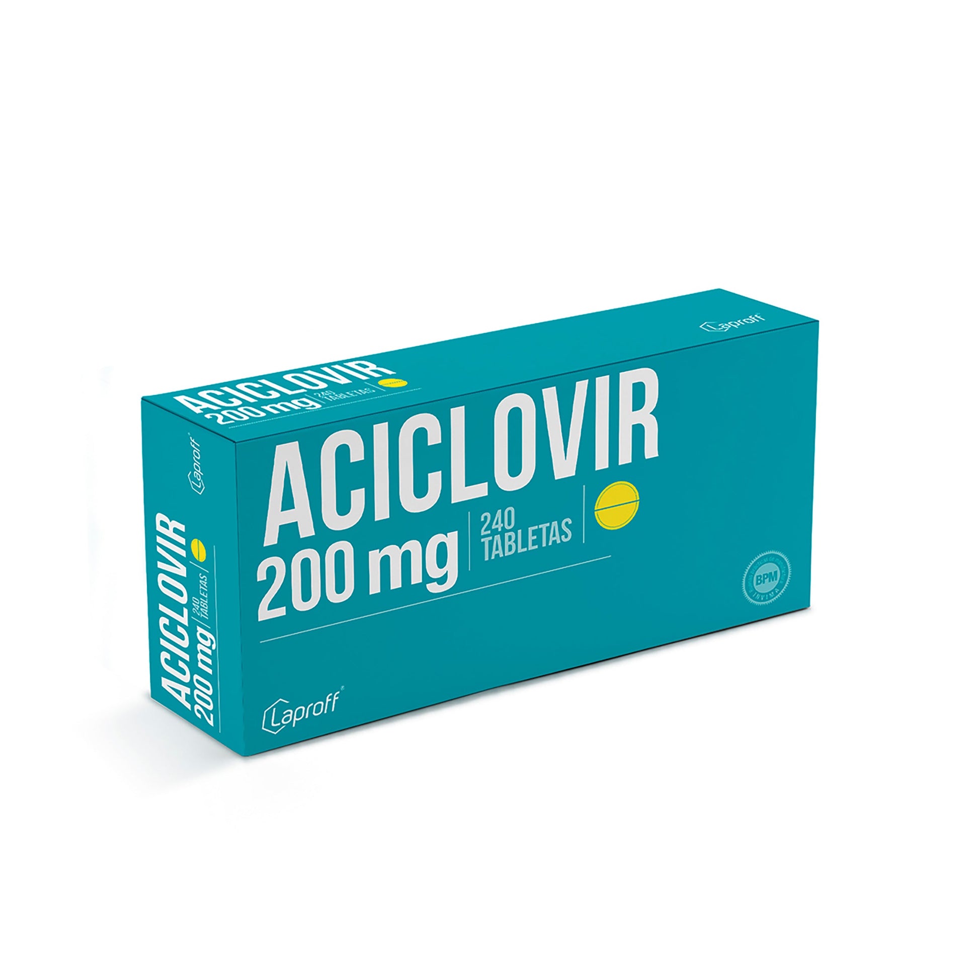 Aciclovir 200 mg 240 Tabletas Lp