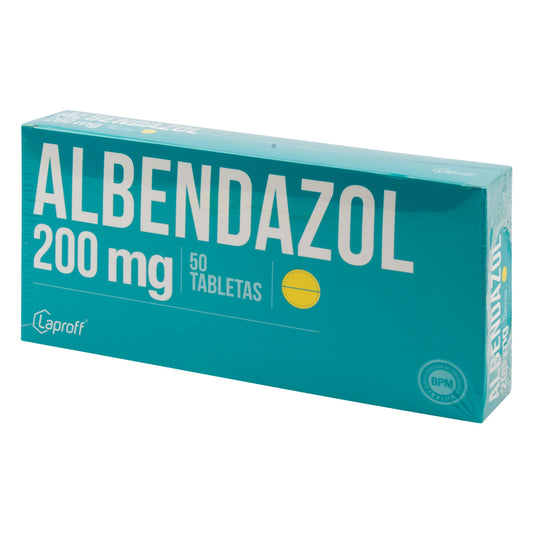 Albendazol 200 mg 50 Tabletas Lp