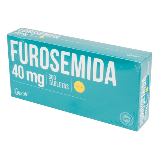 Furosemida 40 mg 300 Tabletas Lp