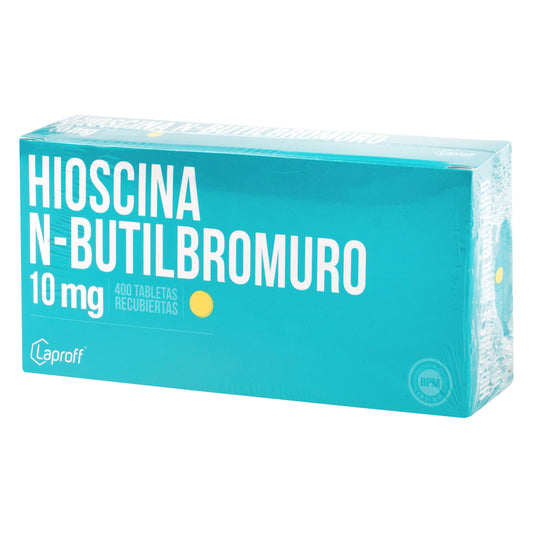 Hioscina N-butil Bromu.10mg 400tbs Lp(a)