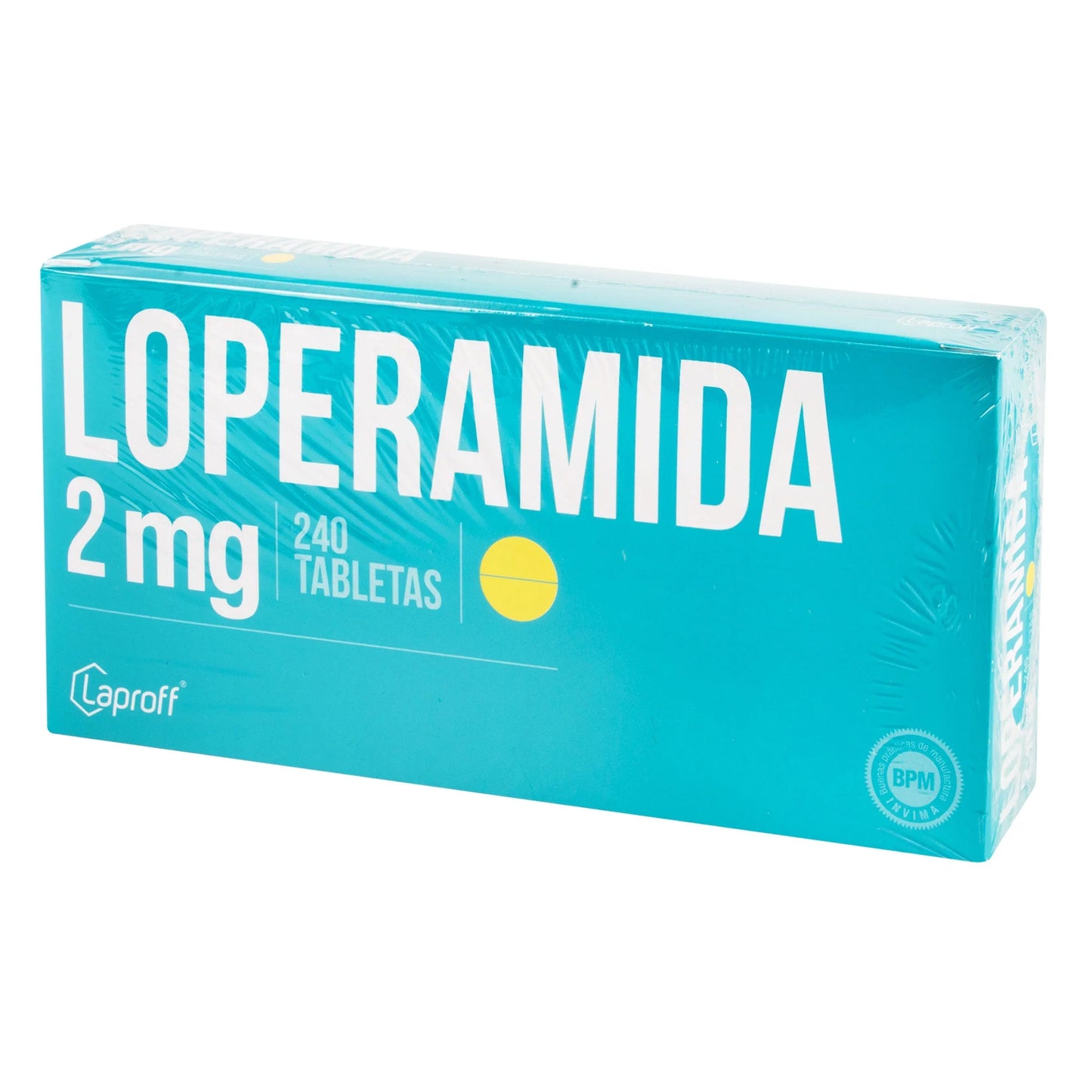 Loperamida 2 mg 240 Tabletas Lp