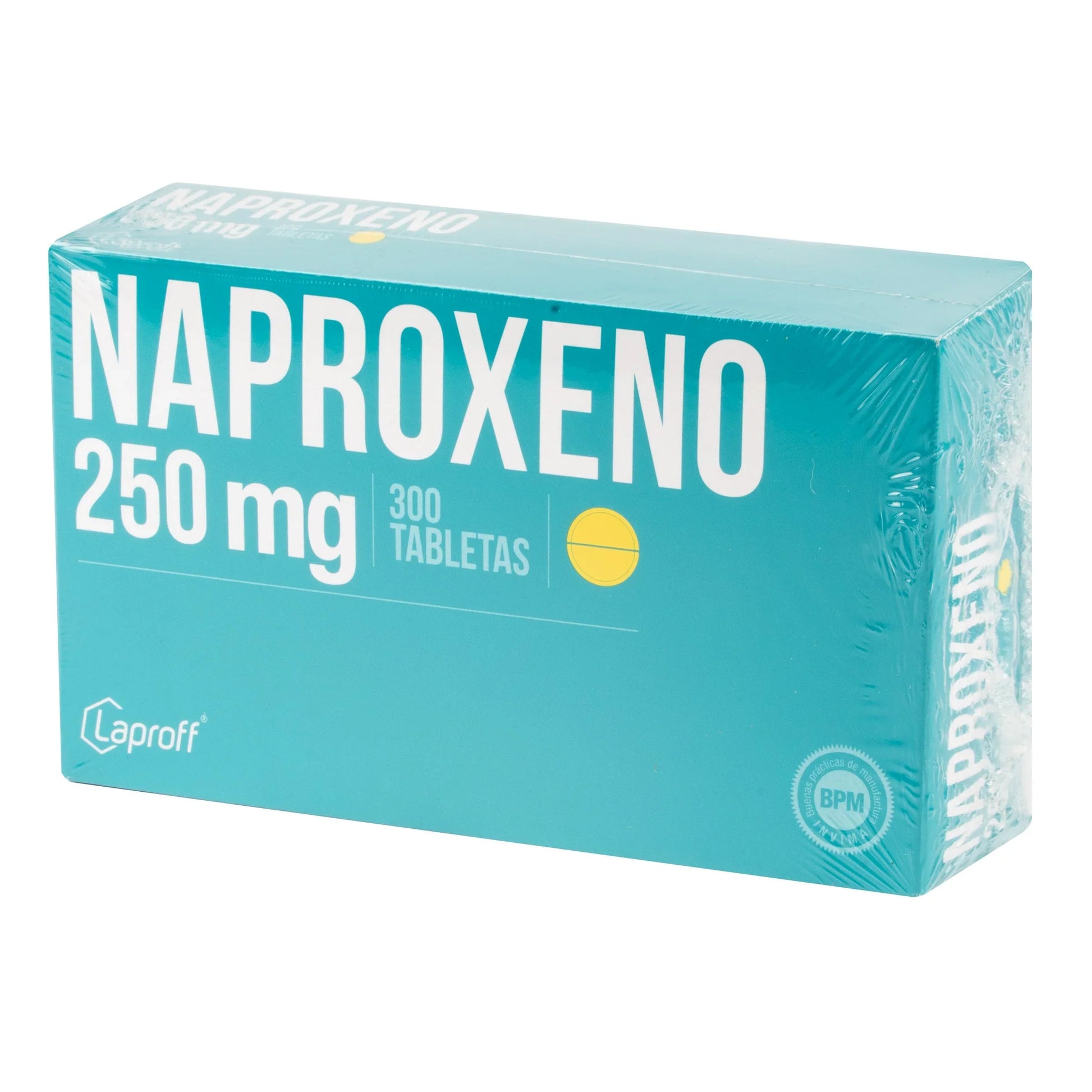 Naproxeno 250 mg 300 Tabletas Lp