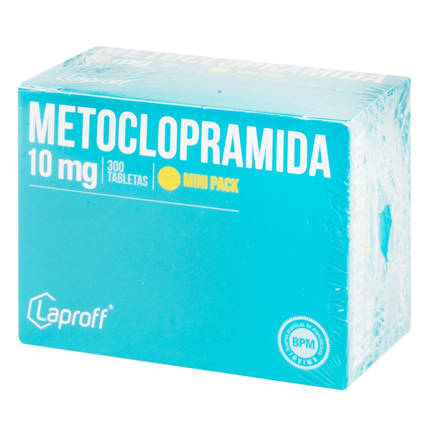 Metoclopramida 10 mg 300 Tabletas Lp