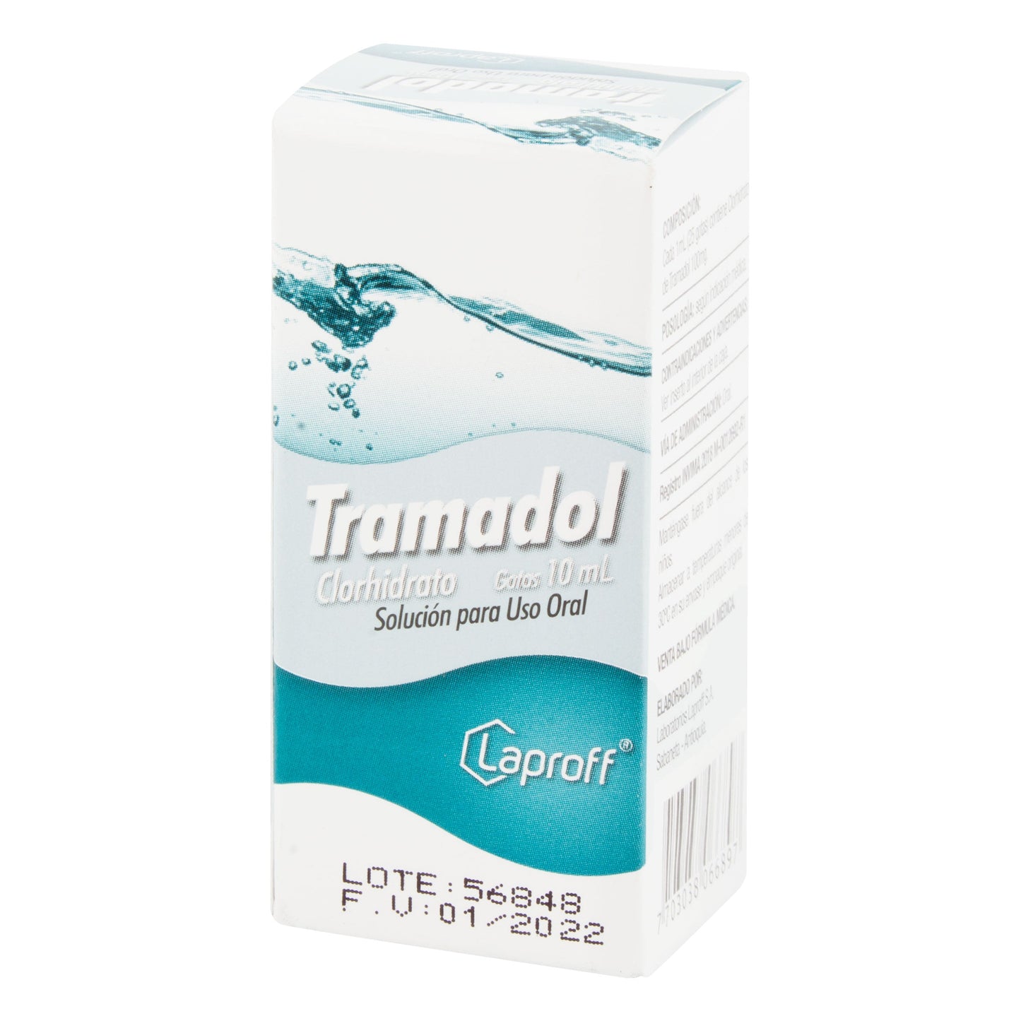 Tramadol Clorhidrato 100 mg 10 ml Lp