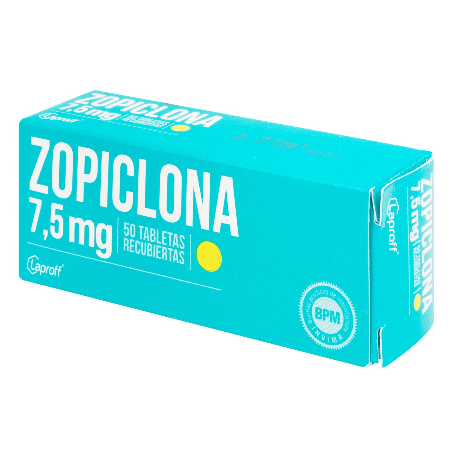 Zopiclona 7.5 mg X 50tabletas Laprof
