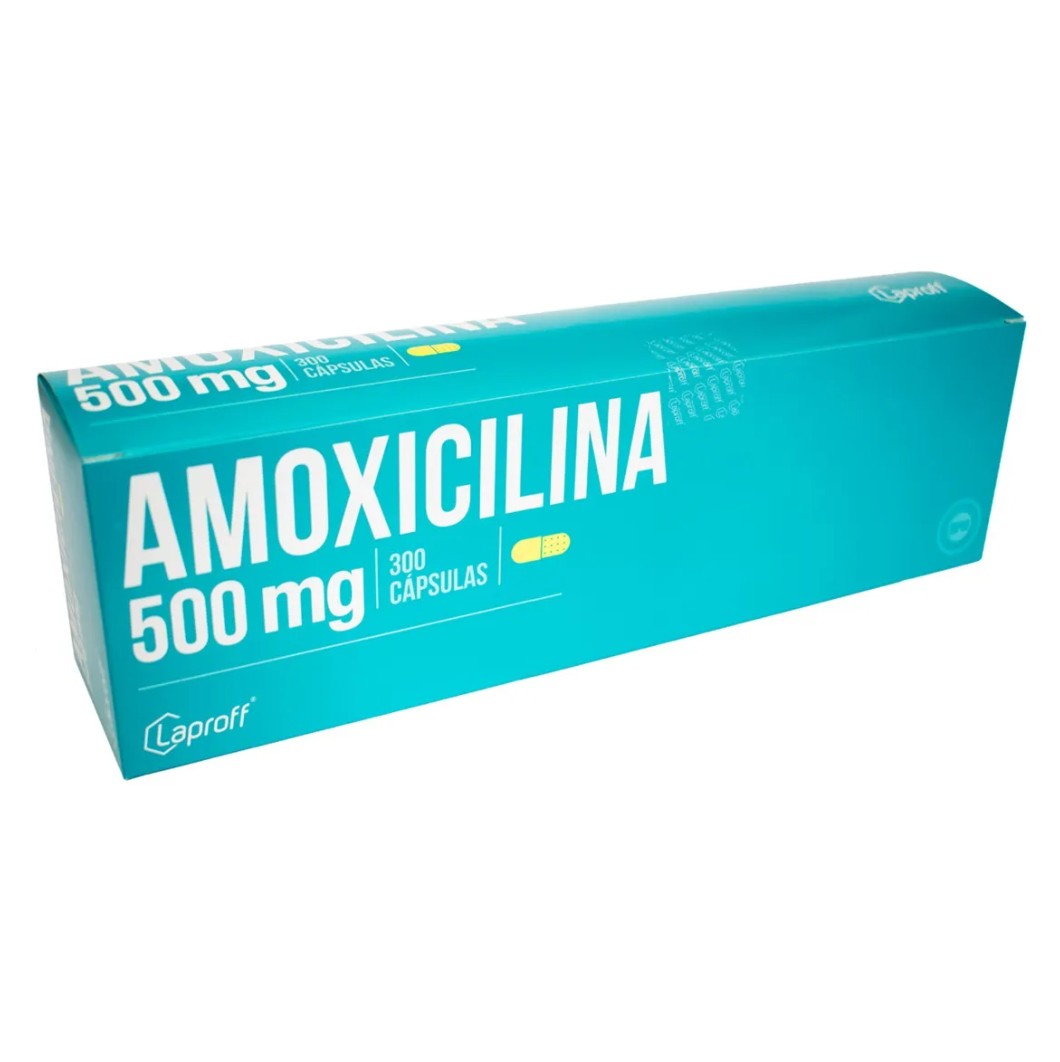 Amoxicilina 500 mg 300 Cápsula Lp