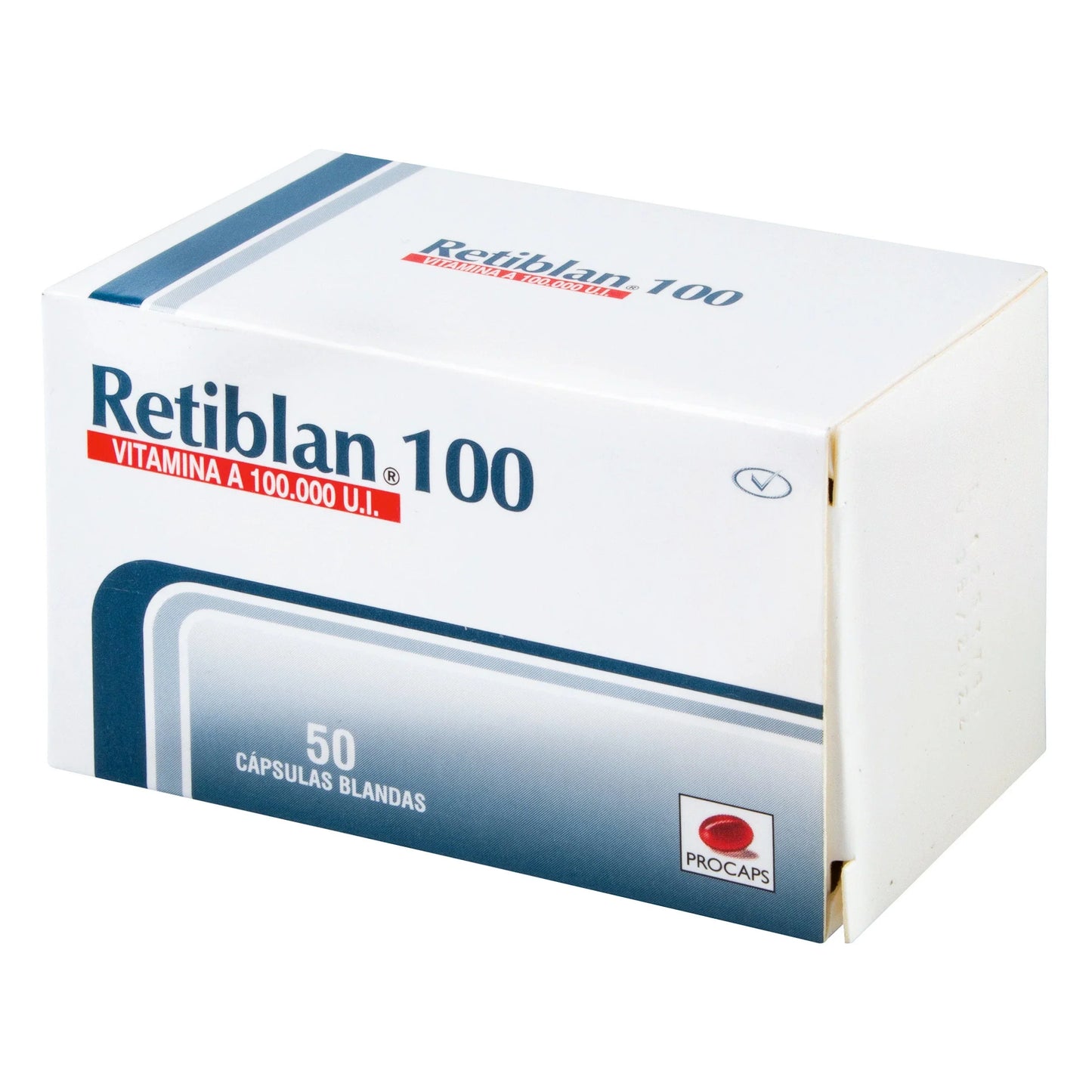 Retiblan 100 mg 50 Cápsulas