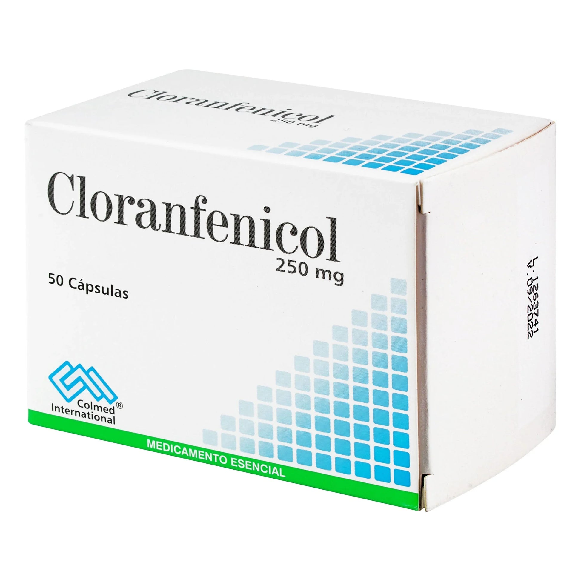 Cloranfenicol 250 mg 50 Cápsulas Pc