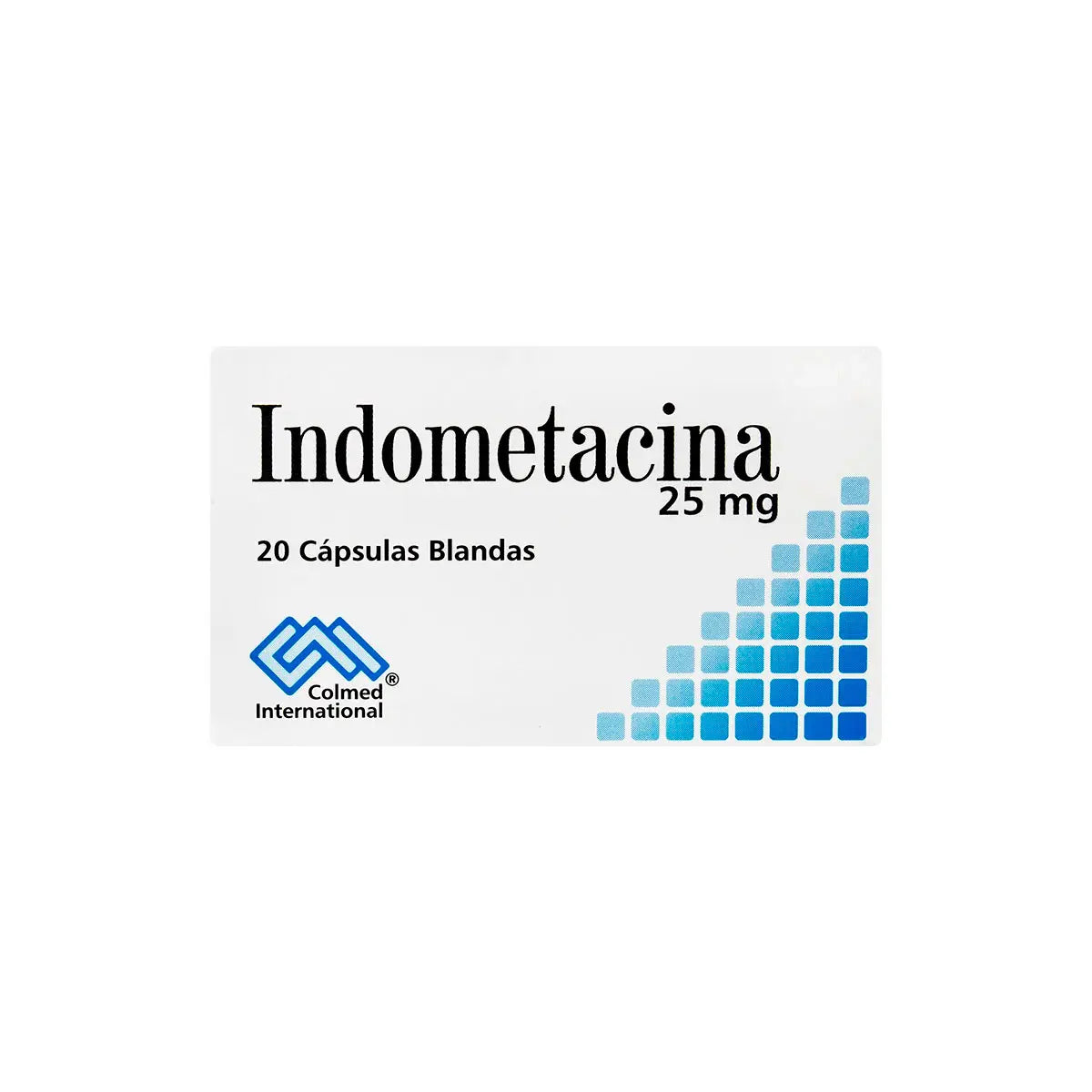 Indometacina 25 mg 20 Cápsulas Pc