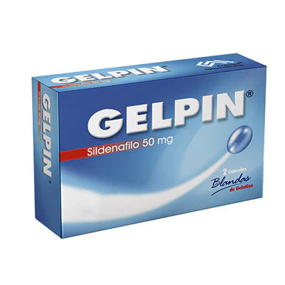 GelPIN Sildenafil 50 mg 2 Cápsulas
